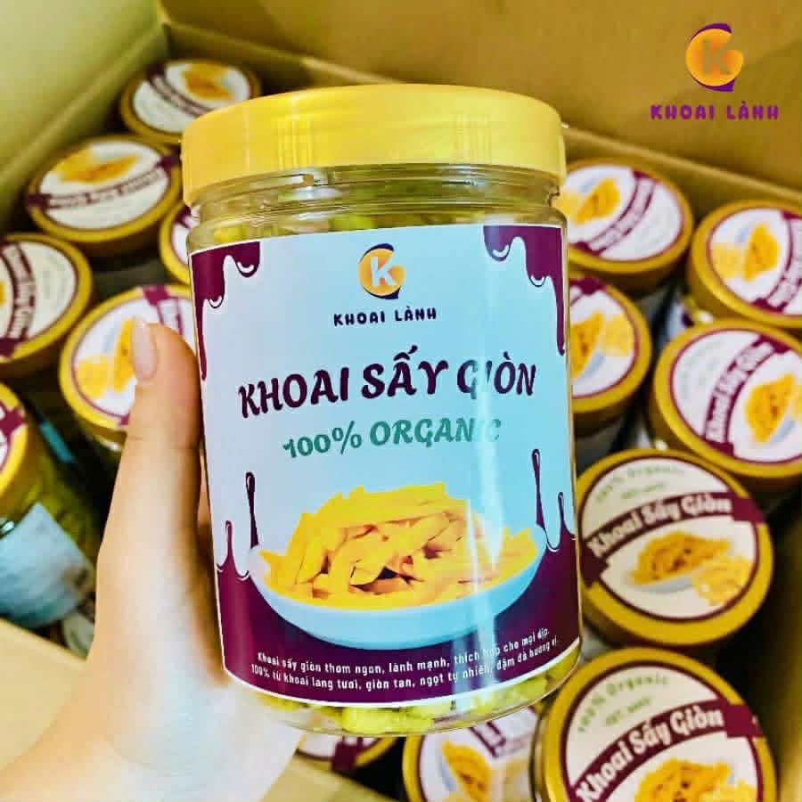 Khoai lang sấy giòn nguyên vị